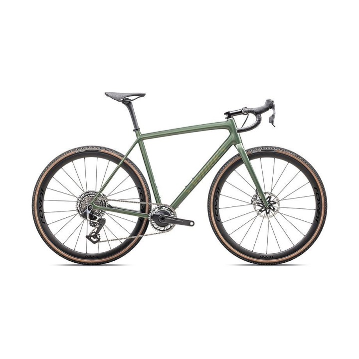 Bicicleta Specialized S-Works Crux Gloss Cypress Metallic / Viavi Gold To Silver Pearl 2025