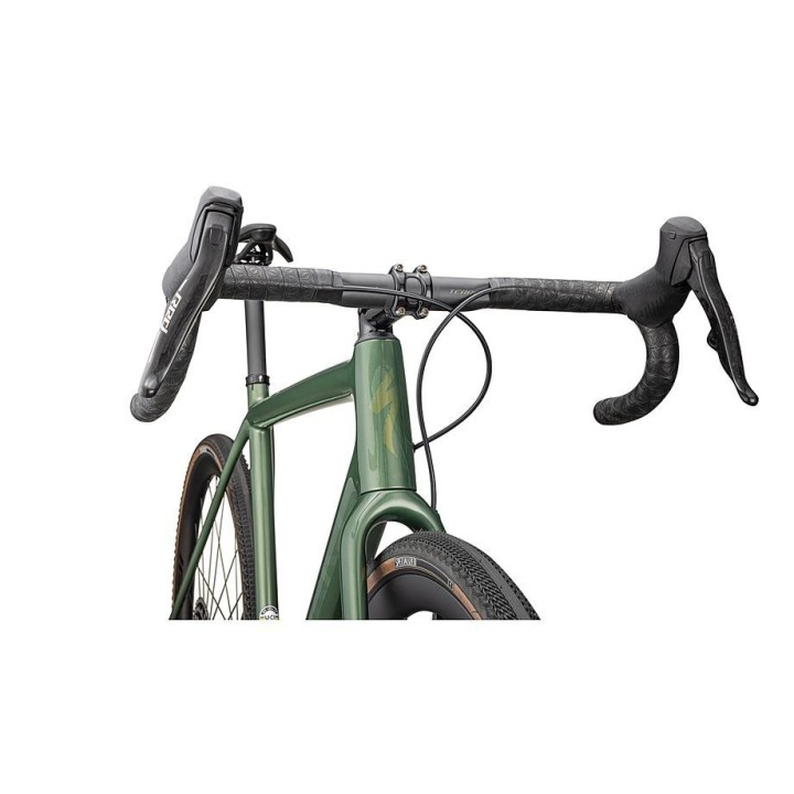 Vélo Specialized S-Works Crux Gloss Cypress Metallic / Viavi Gold To Silver Pearl 2025
