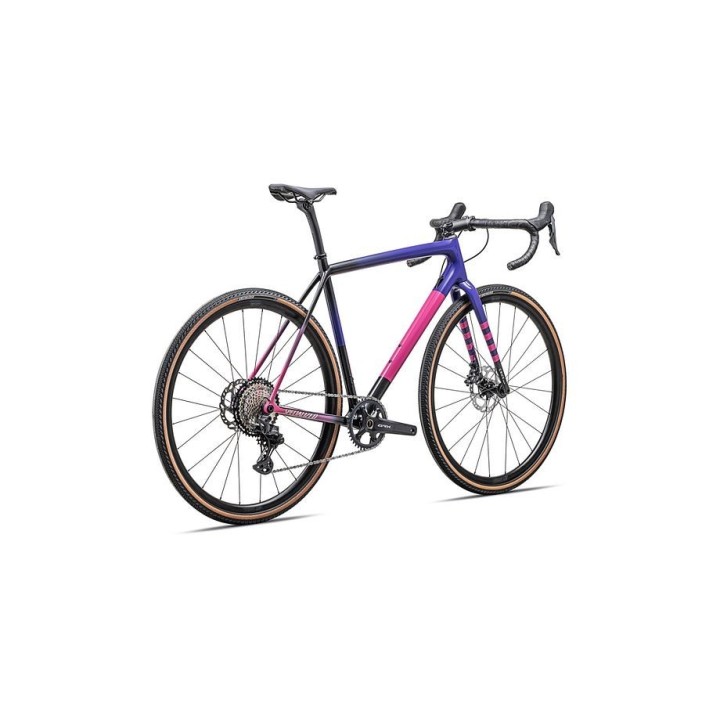 Vélo Specialized Crux Comp Gloss Carbon / Purple Haze / Rebel Pink / Birch 2025