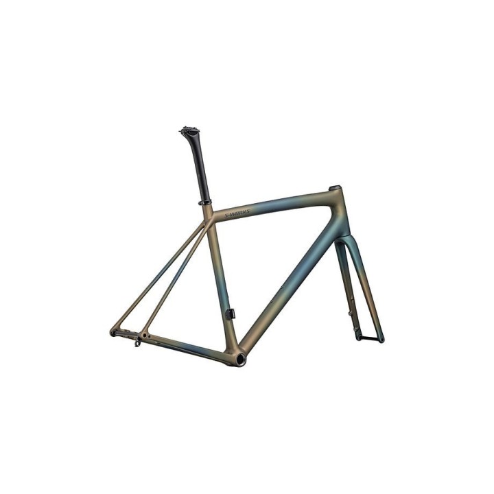 Cuadro Specialized S-Works Aethos Satin Deep Lake Metallic / Green Pearl + Burnt Gold Metallic Fades / Dark Navy