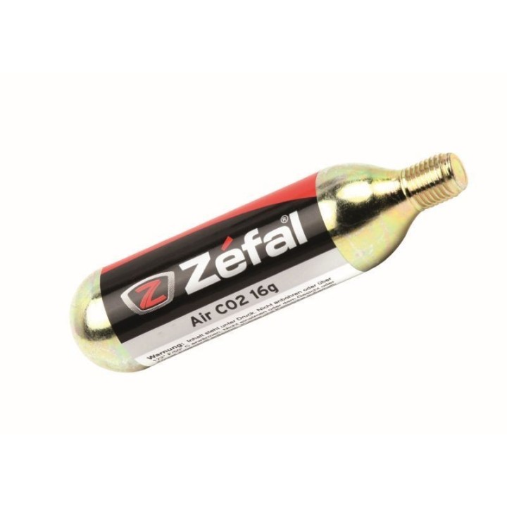 Bombe de CO2 Zefal 16 grammes.|gonfleurs