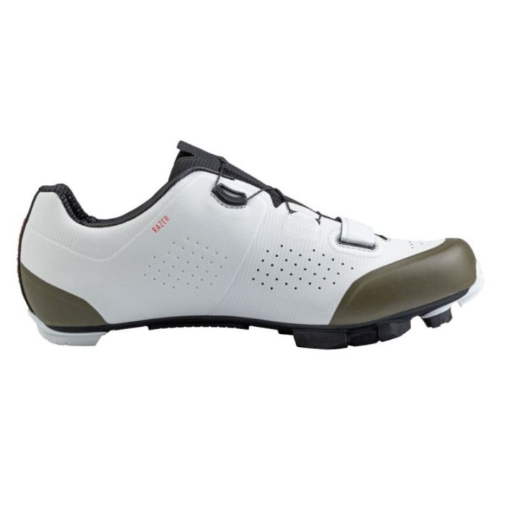 Chaussures VTT Northwave Razer Gris Clair-Vert Forest|Chaussures VTT