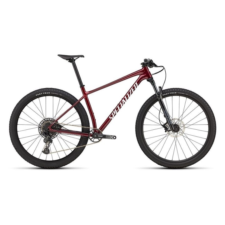 Vélo Specialized Chisel HT Gloss Maroon / Blanc 2025