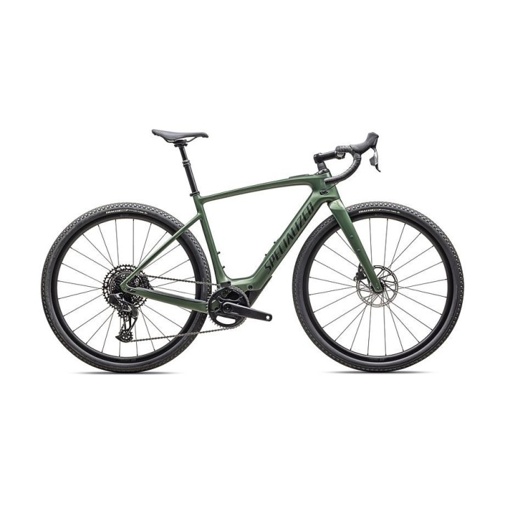 Vélo Specialized Turbo Creo 2 Comp  Cypress Metallic / Noir Liquid Metal 2025