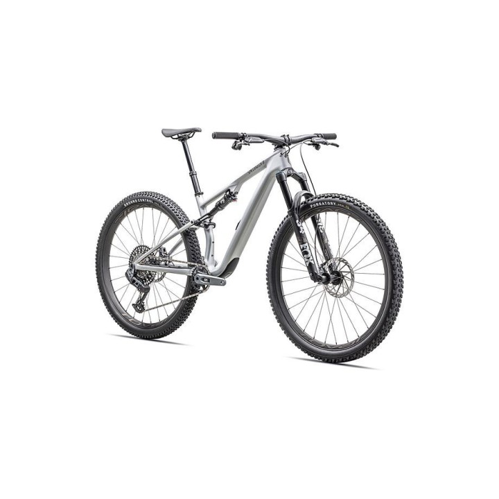 Vélo Specialized Epic 8 Expert Evo  Argent satiné poussiéreux / Gris acier 2025