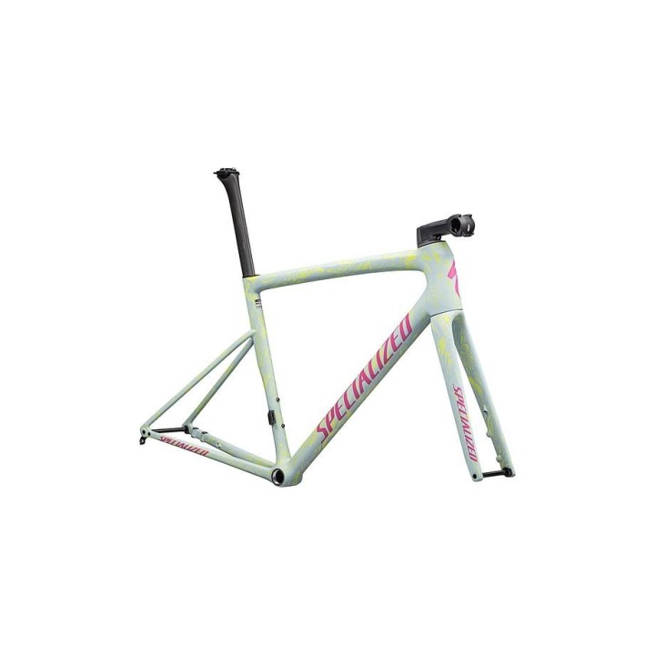 Cuadro Specialized Tarmac SL8 Satin Ion Metallic / Sea Foam Strata / Rebel Pink 2025