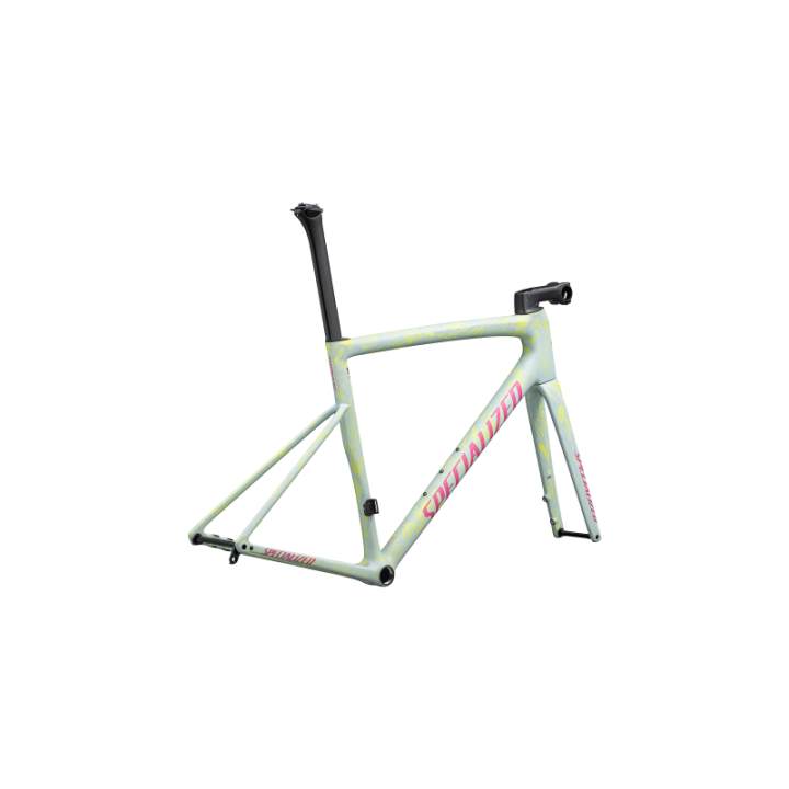 Cuadro Specialized Tarmac SL8 Satin Ion Metallic / Sea Foam Strata / Rebel Pink 2025