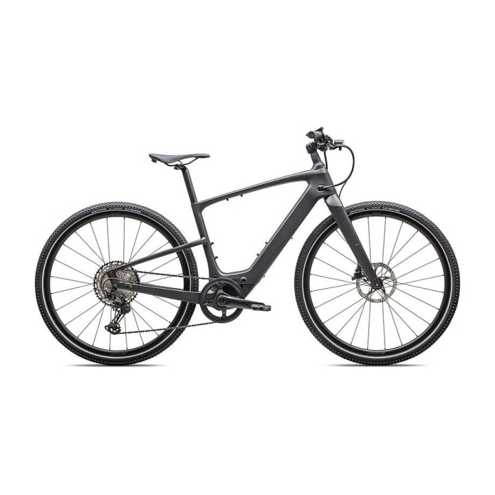 Vélo Specialized Turbo Vado SL 2 6.0 Carbone Satiné Noir Micro Speckle / Obsidian Frost 2025