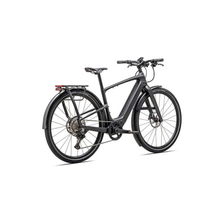 Vélo Specialized Turbo Vado SL 2 6.0 EQ Carbone Satiné Noir Micro Speckle / Obsidian Frost 2025