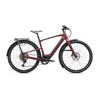 Vélo Specialized Turbo Vado SL 2 6.0 EQ Carbone Satin Red Sky / Red Onyx Frost 2025