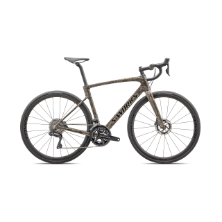 Vélo Specialized ROUBAIX SW DI2 Gloss Toupe / Gunmetal Strata / Charcoal 2025