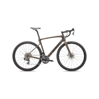 Vélo Specialized ROUBAIX SW ETAP Gloss Taupe/Gunmetal Strata/Charcoal 2025