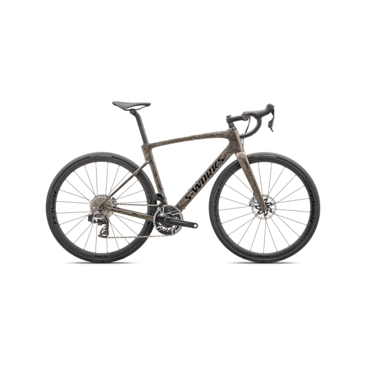 Vélo Specialized ROUBAIX SW ETAP Gloss Taupe/Gunmetal Strata/Charcoal 2025
