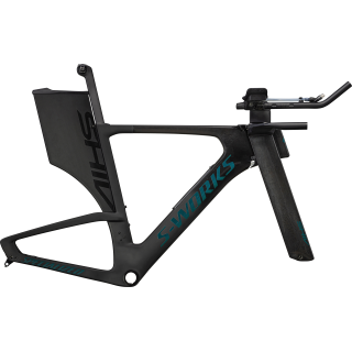 Cadre Specialized Shiv Sw Frmset Ltd Noir brillant Presque noir Granit fumé Bleu sarcelle 2024