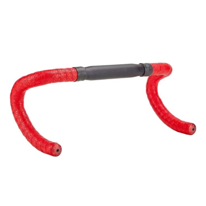 Ruban de guidon Supacaz Super Sticky Kush Tape Classic Rouge/Rouge Anodisé