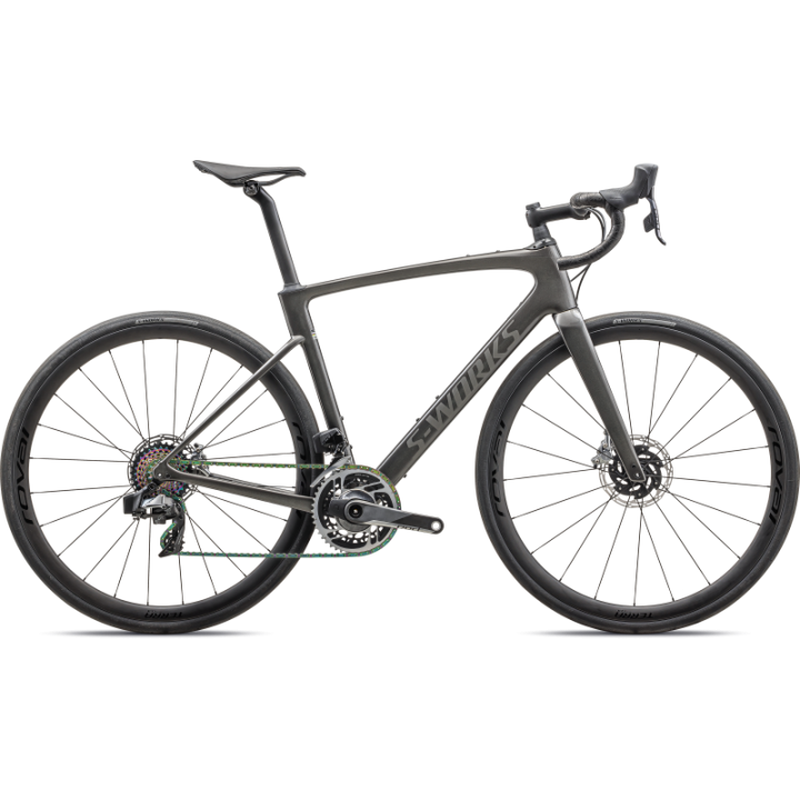 Vélo Specialized Roubaix S-Works Gloss Smoke/Satin Black Pearl  2024