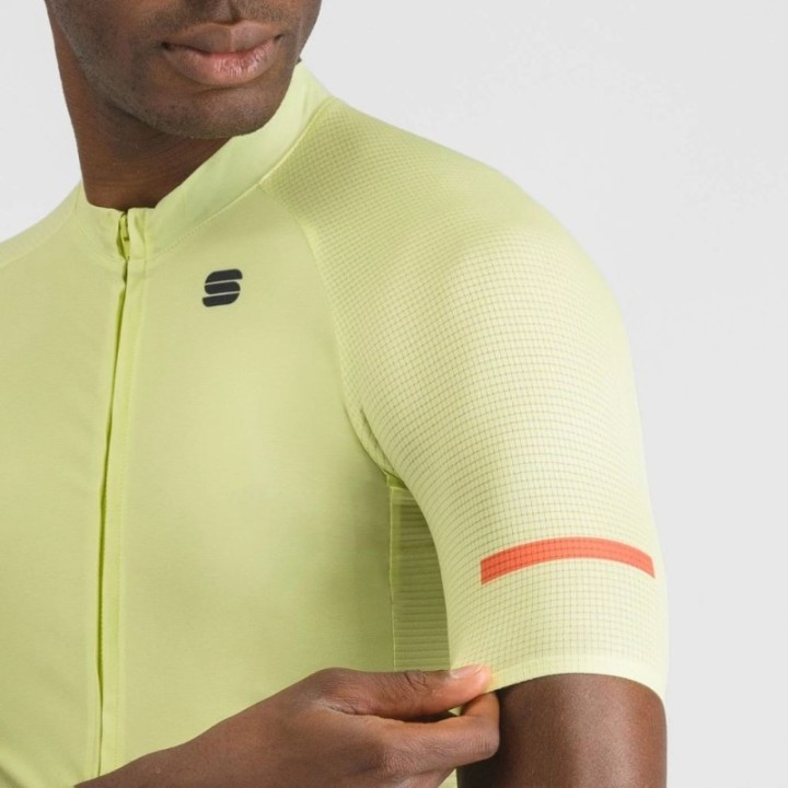 Maillot Manga Corta Sportful Supernova Shadow Lime