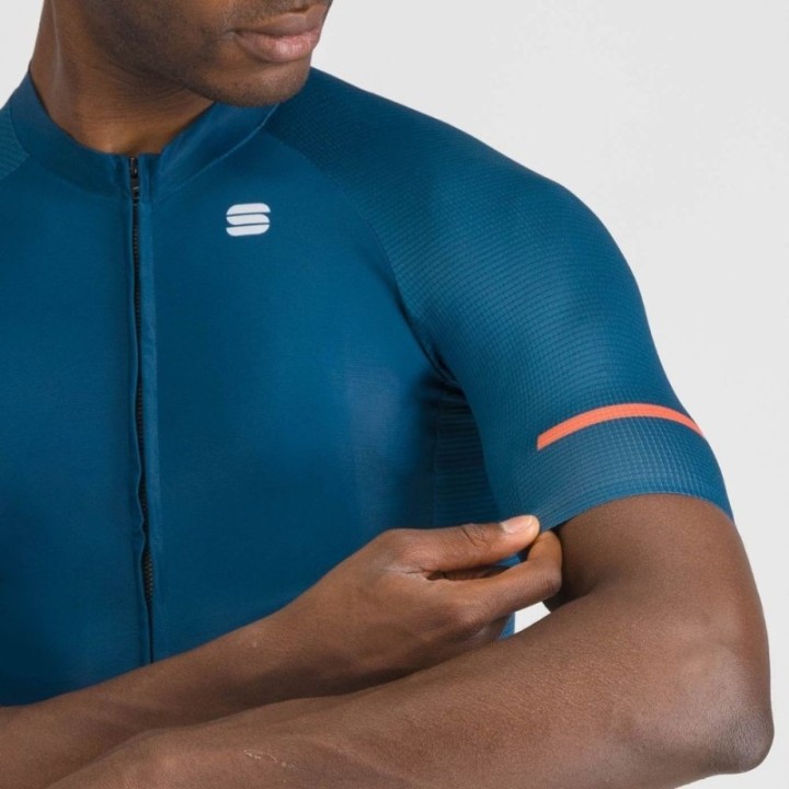 Maillot Manga Corta Sportful Supernova Teal Blue