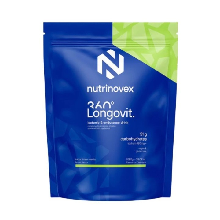 Glucides Nutrinovex Longovit 360 Drink 51 g Citron Menthe