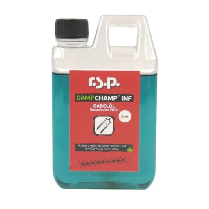 Huile lubrifiante pour fourches et amortisseurs R.S.P. Damp Champ 5wt 250 ml