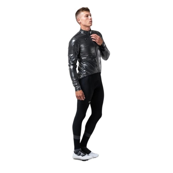 Veste imperméable unisexe Gobik Pluvia 2.0 True Black | Vêtements de cyclisme