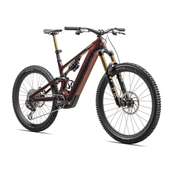 Vélo Specialized Turbo Levo S.Works Carbon G4 Nb Rouge nacré brillant / Noir / Blanc métallisé argenté 2026