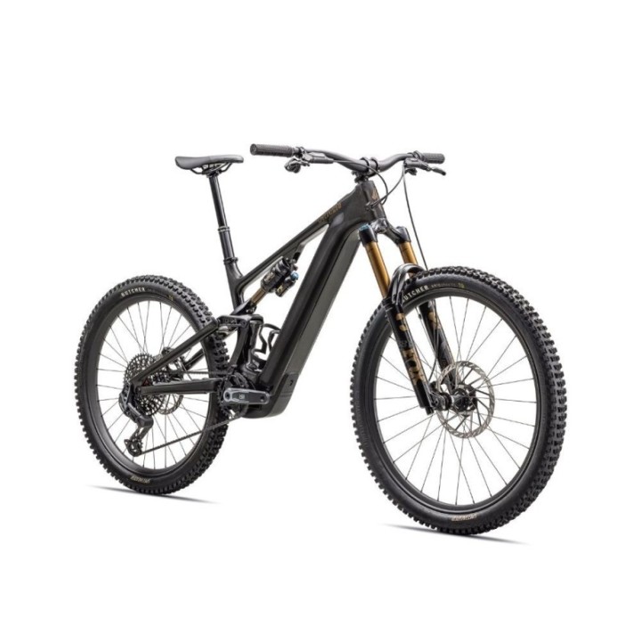 Vélo Specialized Turbo Levo Pro Carbon G4 Nb Gloss Metallic Obsidian / Burnt Gold Metallic 2026