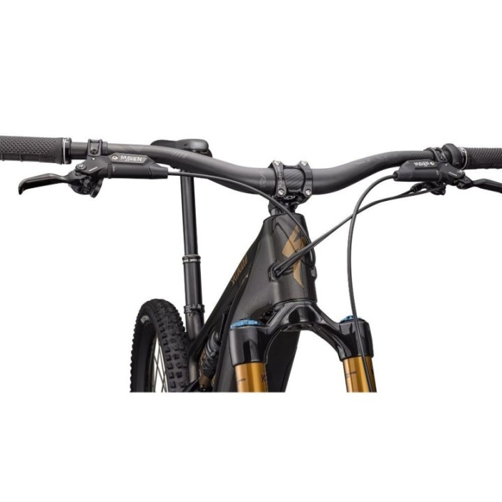 Vélo Specialized Turbo Levo Pro Carbon G4 Nb Gloss Metallic Obsidian / Burnt Gold Metallic 2026