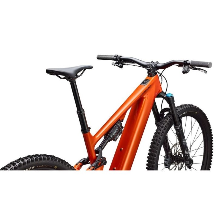Vélo Specialized Turbo Levo Comp Carbon G4 Nb Orange brillant sur argent poudré / bleu marine foncé 2026