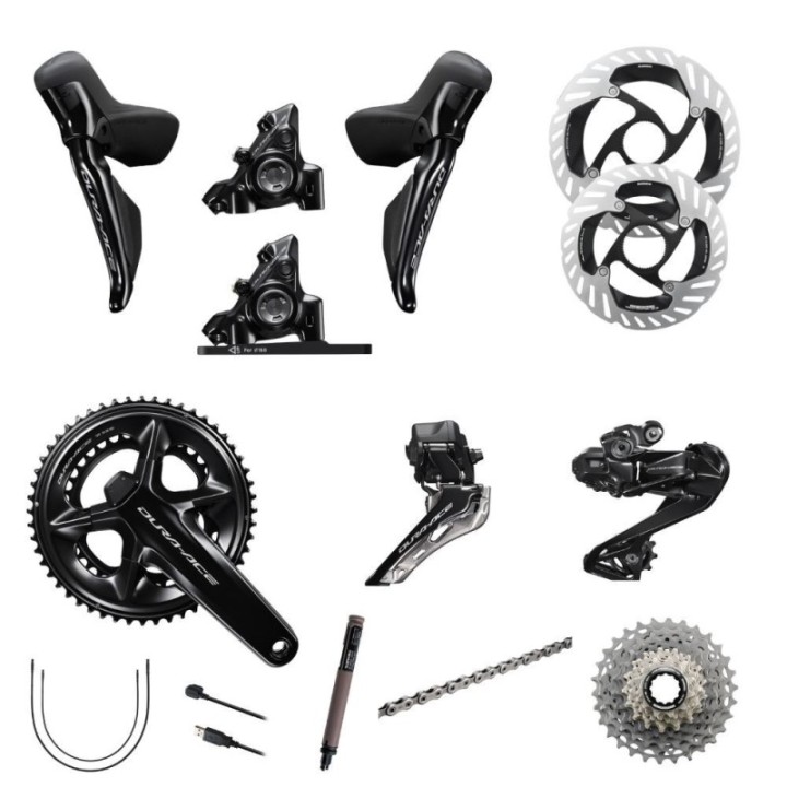 Groupe complet Shimano Dura-ace Di2 R9200 12v. 52x36 -11-34 Avec potentiomètre