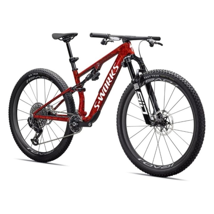 Vélo Specialized S-Works Epic 8 Gloss Fiery Red Dry Impasto / Metallic White Silver 2026