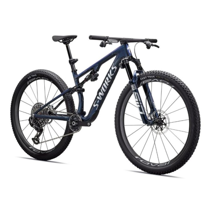 Vélo Specialized S-Works Epic 8 Gloss Cyan Blue Pearl / Metallic White Silver 2026