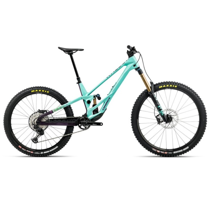Vélo Orbea Rallon 450 E-Team Aloha Green - Fantasy Purple Carbon View (brillant) 2026