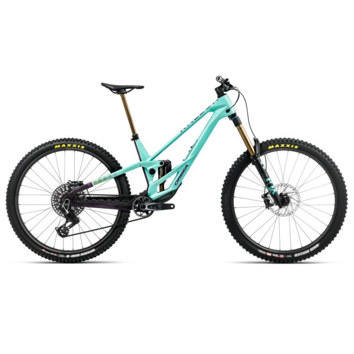 Vélo Orbea Rallon 450 E-Ltd Aloha Green - Fantasy Purple Carbon View (Gloss) 2026