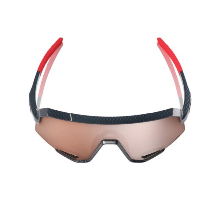 Lunettes 100 % Slendale Verres miroir violet multicouche - Monture Matte Chalk