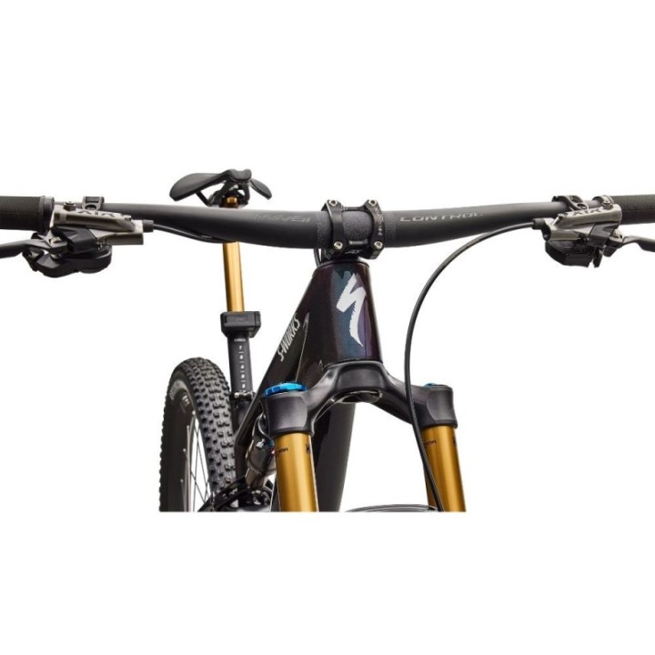 Vélo Specialized Epic 8 S-Works Evo DI2 Carbone brillant / Vert à violet dégradé Viavi / Métal liquide brossé 2026
