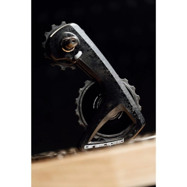 Portapoleas Ceramicspeed OSPW RS Alpha Shimano 9250/8150 Argent Logo équipe
