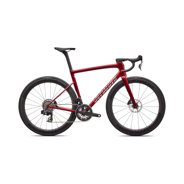 Vélo Specialized Tarmac Sl8 Pro Axs Rouge brillant / Chrome 2026