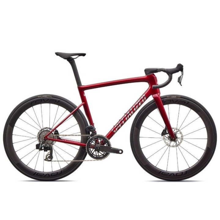 Vélo Specialized Tarmac Sl8 Pro Axs Rouge brillant / Chrome 2026