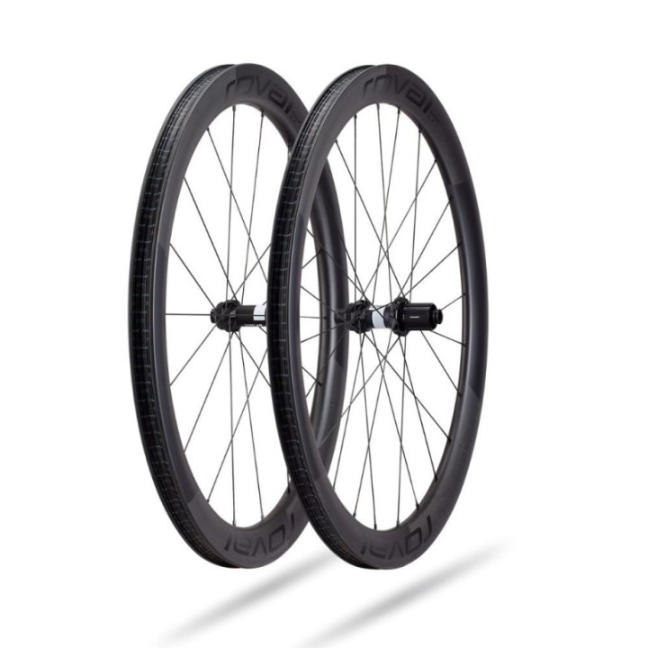 Roues Roval Rapide CL III Carbone satiné/Noir satiné