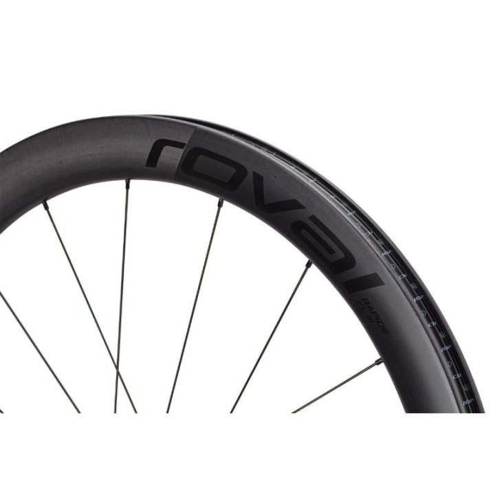 Roues Roval Rapide CL III Carbone satiné/Noir satiné