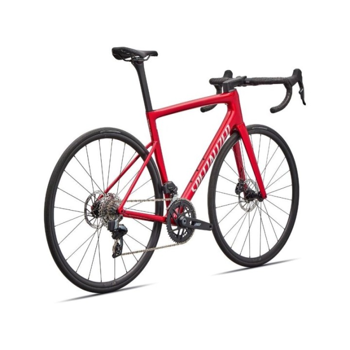 Bicicleta Specialized Tarmac Sl8 Comp Axs Gloss Red Tint Over Silver Dust / Silver Dust