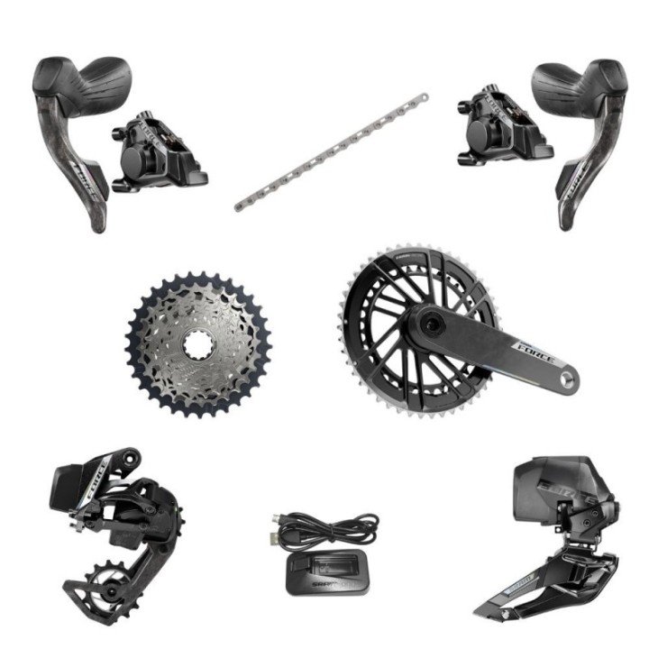 Grupo Sram Force AXS E1 2x12 48x35 Cassette 10-36