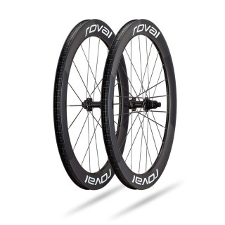 Roues Roval Rapide Sprint CLX Carbone brillant/Blanc brillant