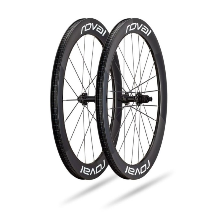 Roues Roval Rapide Sprint CLX Carbone brillant/Blanc brillant