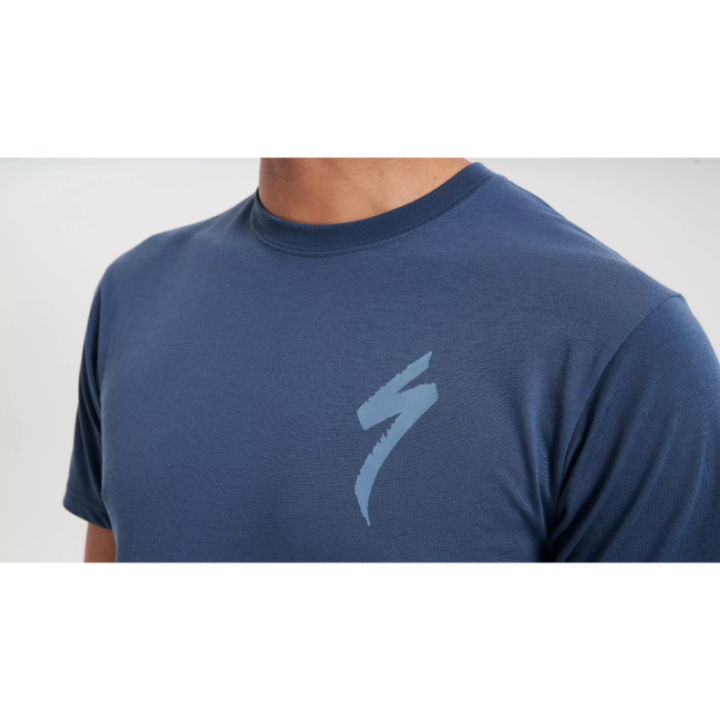 Camiseta Specialized Hombre S-Logo Cast Blue