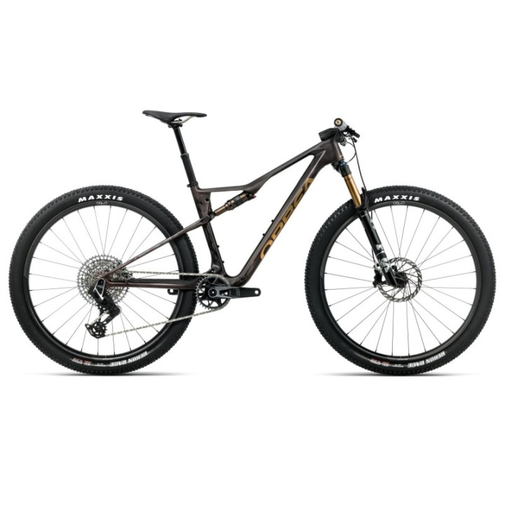 Vélo Orbea OIZ M-TEAM AXS Bronze Carbon View - Titan Gold (Matt-Gloss) 2026