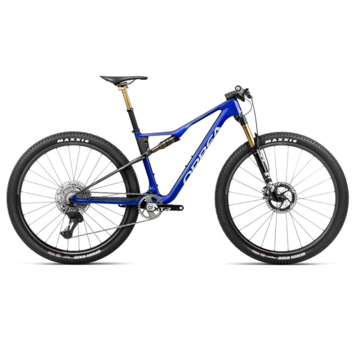 Vélo Orbea OIZ M-TEAM FACTORY Bleu cobalt (brillant) - Carbone brut (mat) 2026