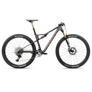 Bicicleta Orbea OIZ M-TEAM FACTORY Bronze Carbon View - Titan Gold (Matt-Gloss) 2026