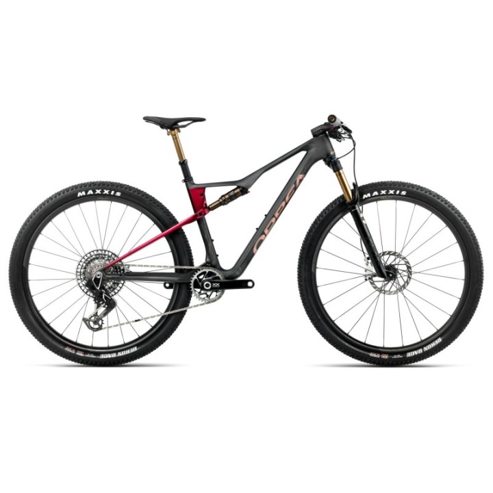 Vélo Orbea OIZ M-LTD Diamond Carbon View (mat) - Rouge cerise (brillant) 2026